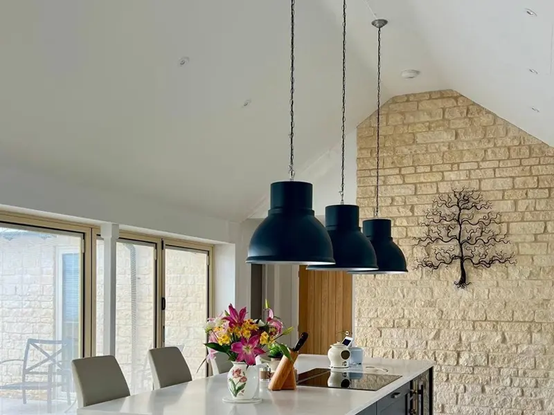 DSP Electrical kitchen lighting installation March